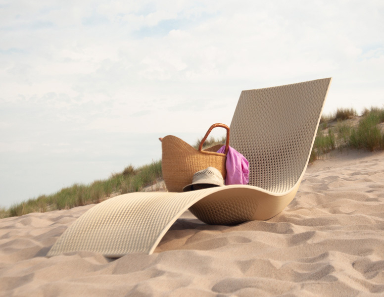 sustainable beach furniture by the new raw