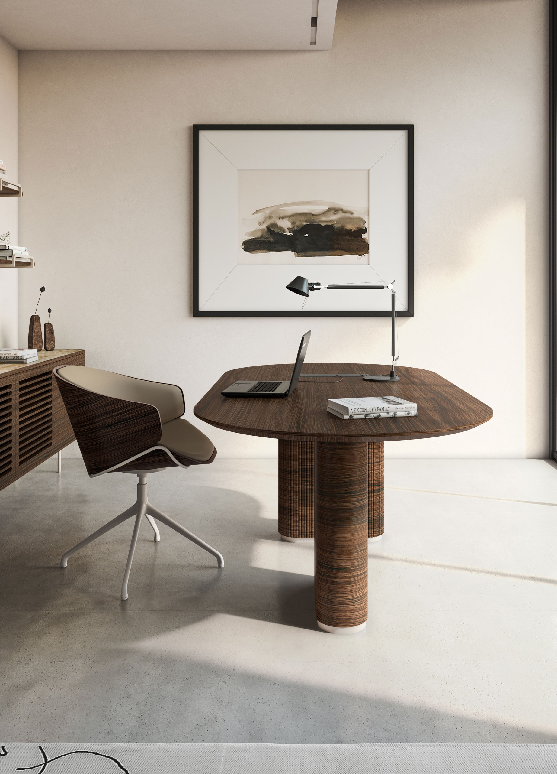 Dania Collection office solutions: swivel chair & desk